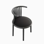 Curved Iron Chair B 02