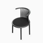 Curved Iron Chair B 02