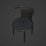 Curved Iron Chair B 02