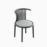 Curved Iron Chair B 03