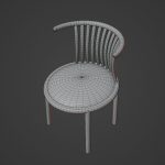 Curved Iron Chair B 03