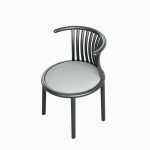 Curved Iron Chair B 03