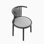 Curved Iron Chair B 03