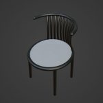 Curved Iron Chair B 03