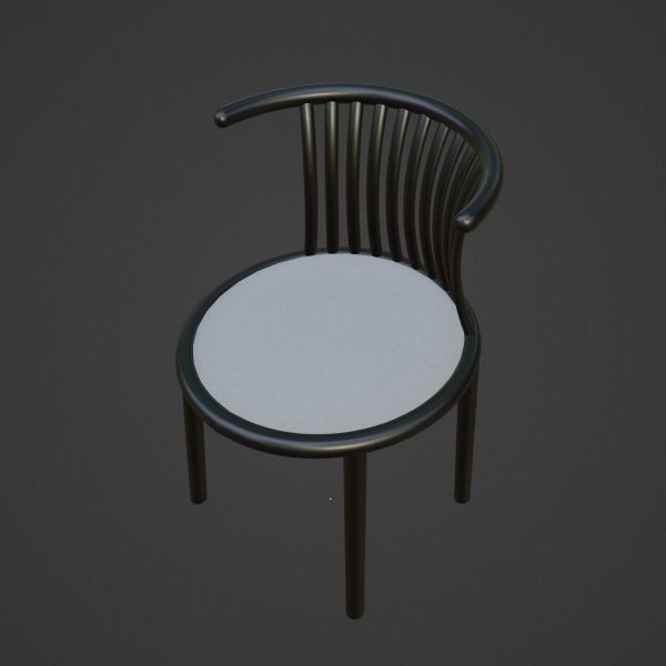 Curved Iron Chair B 03