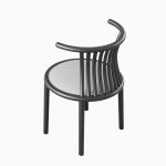 Curved Iron Chair B 03