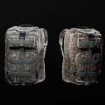 customizable Military backpack 2 color variations