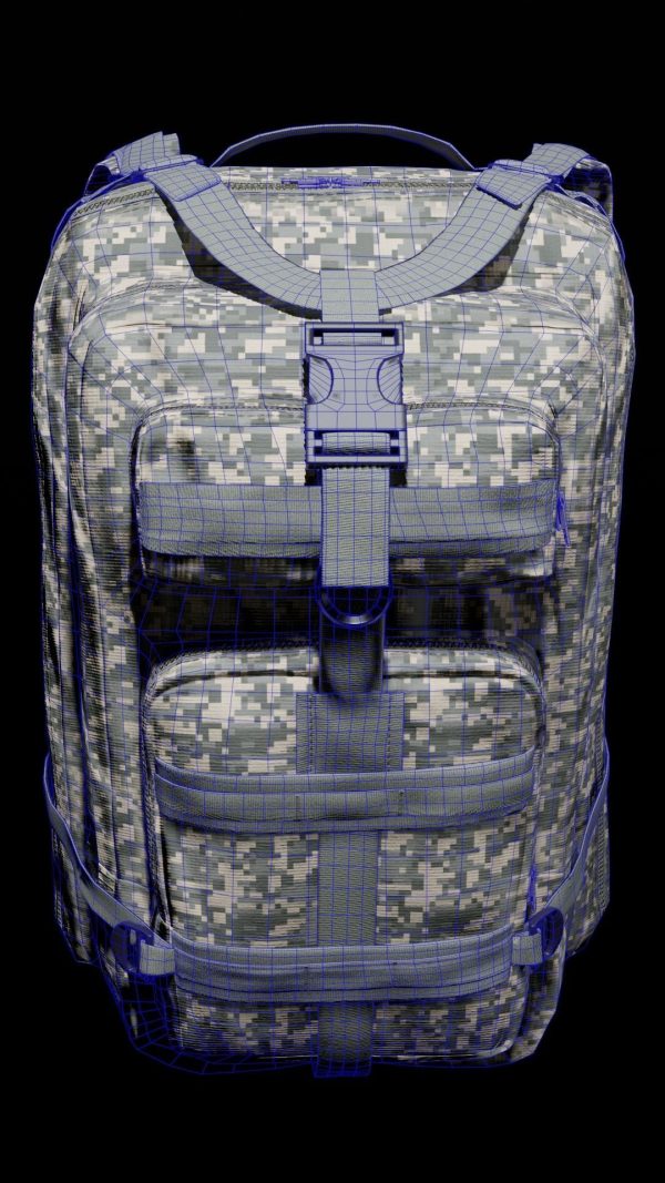customizable Military backpack 2 color variations