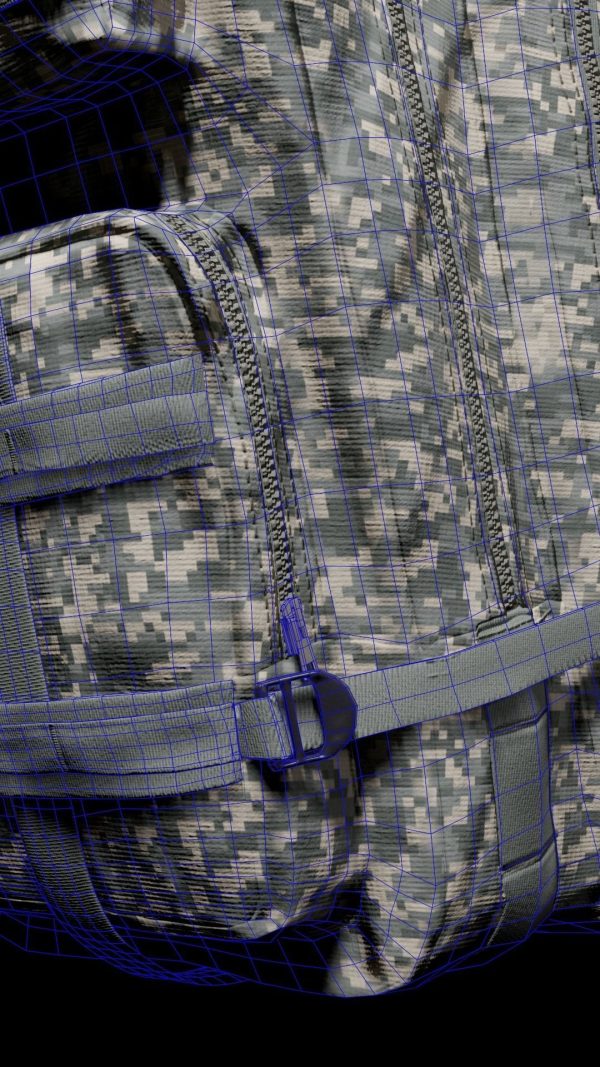 customizable Military backpack 2 color variations
