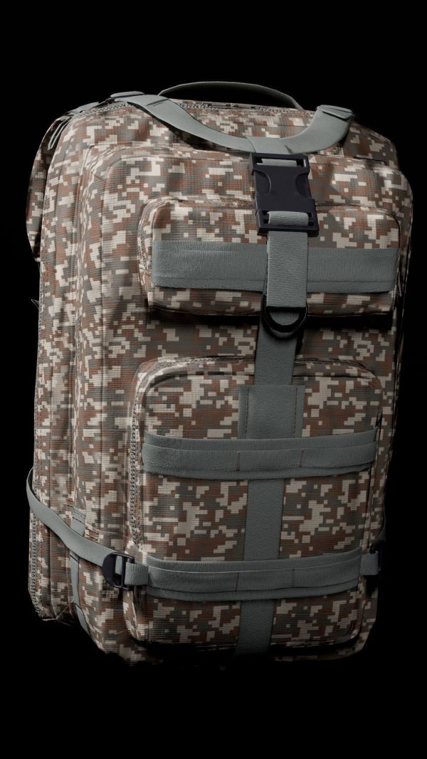 customizable Military backpack 2 color variations