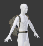 customizable Military backpack 2 color variations