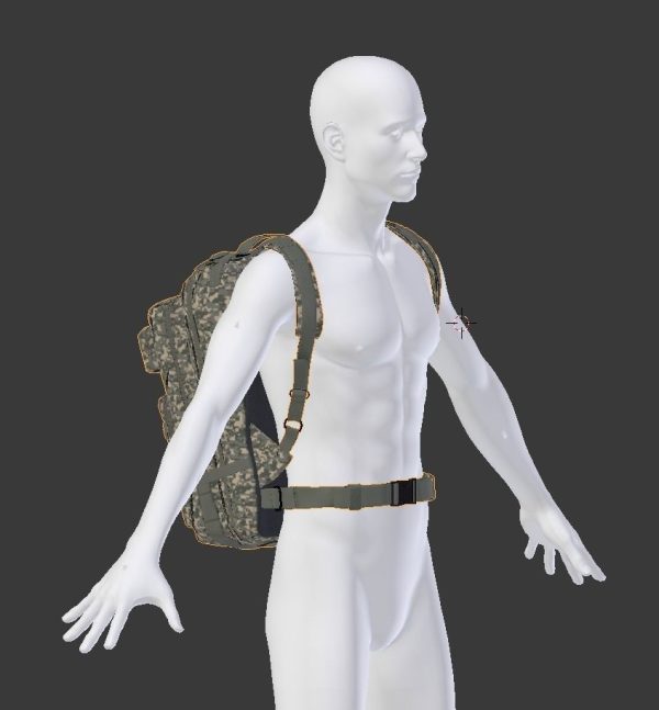 customizable Military backpack 2 color variations