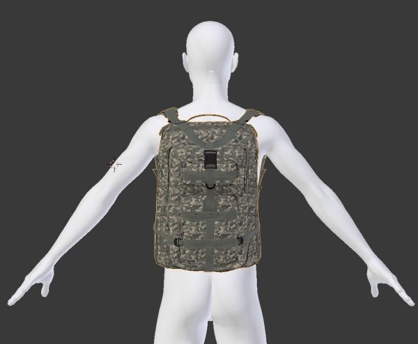customizable Military backpack 2 color variations