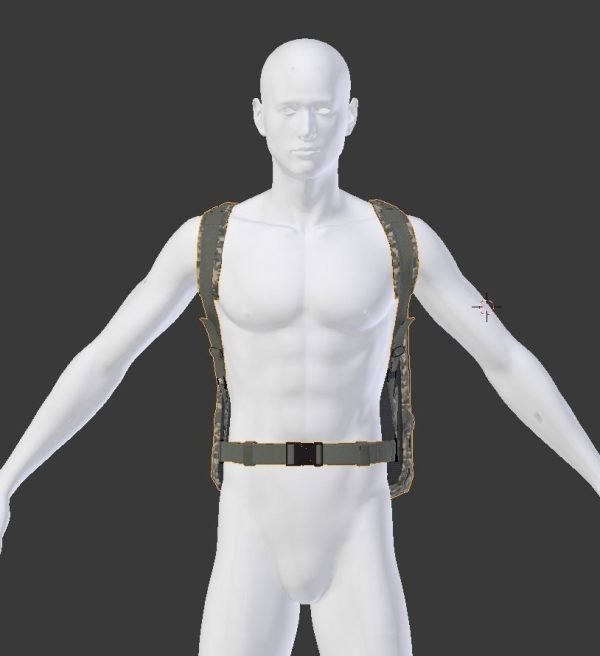 customizable Military backpack 2 color variations