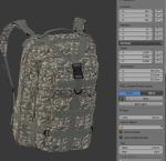 customizable Military backpack 2 color variations
