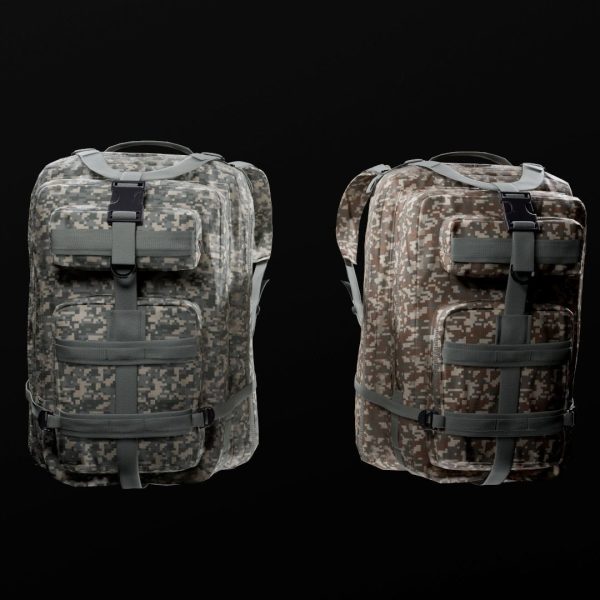 customizable Military backpack 2 color variations