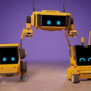 Cute Set of Robots