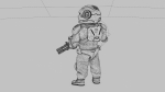 CYBER SOLDIER MECHA   RIGGED
