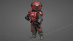 CYBER SOLDIER MECHA   RIGGED