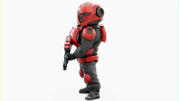 CYBER SOLDIER MECHA   RIGGED