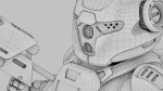 CYBER SOLDIER MECHA   RIGGED
