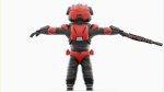 CYBER SOLDIER MECHA   RIGGED