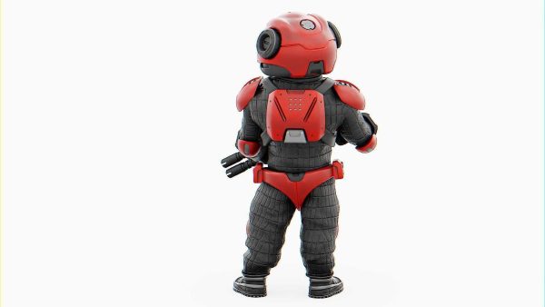 CYBER SOLDIER MECHA   RIGGED
