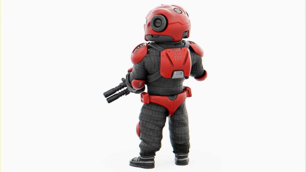 CYBER SOLDIER MECHA   RIGGED