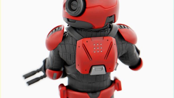 CYBER SOLDIER MECHA   RIGGED
