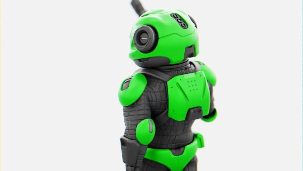CYBER SOLDIER MECHA  V2  RIGGED