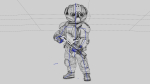 CYBER SOLDIER MECHA  V2  RIGGED
