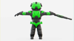 CYBER SOLDIER MECHA  V2  RIGGED
