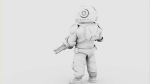 CYBER SOLDIER MECHA  V2  RIGGED