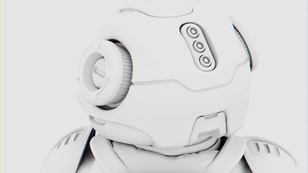 CYBER SOLDIER MECHA  V2  RIGGED