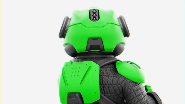 CYBER SOLDIER MECHA  V2  RIGGED