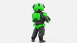 CYBER SOLDIER MECHA  V2  RIGGED