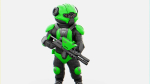 CYBER SOLDIER MECHA  V2  RIGGED