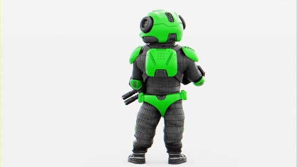 CYBER SOLDIER MECHA  V2  RIGGED