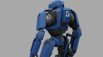 Cyborg cop  rigged