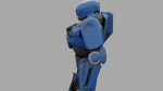 Cyborg cop  rigged