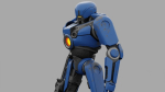Cyborg cop  rigged