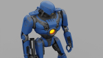 Cyborg cop  rigged
