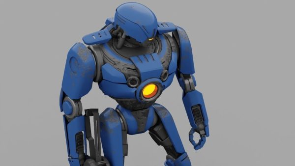 Cyborg cop  rigged