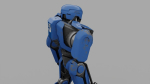 Cyborg cop  rigged