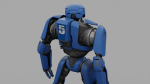 Cyborg cop  rigged