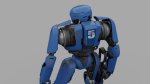 Cyborg cop  rigged