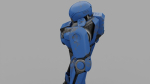 Cyborg cop  rigged