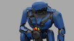 Cyborg cop  rigged