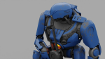 Cyborg cop  rigged