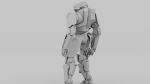 Cyborg cop  rigged
